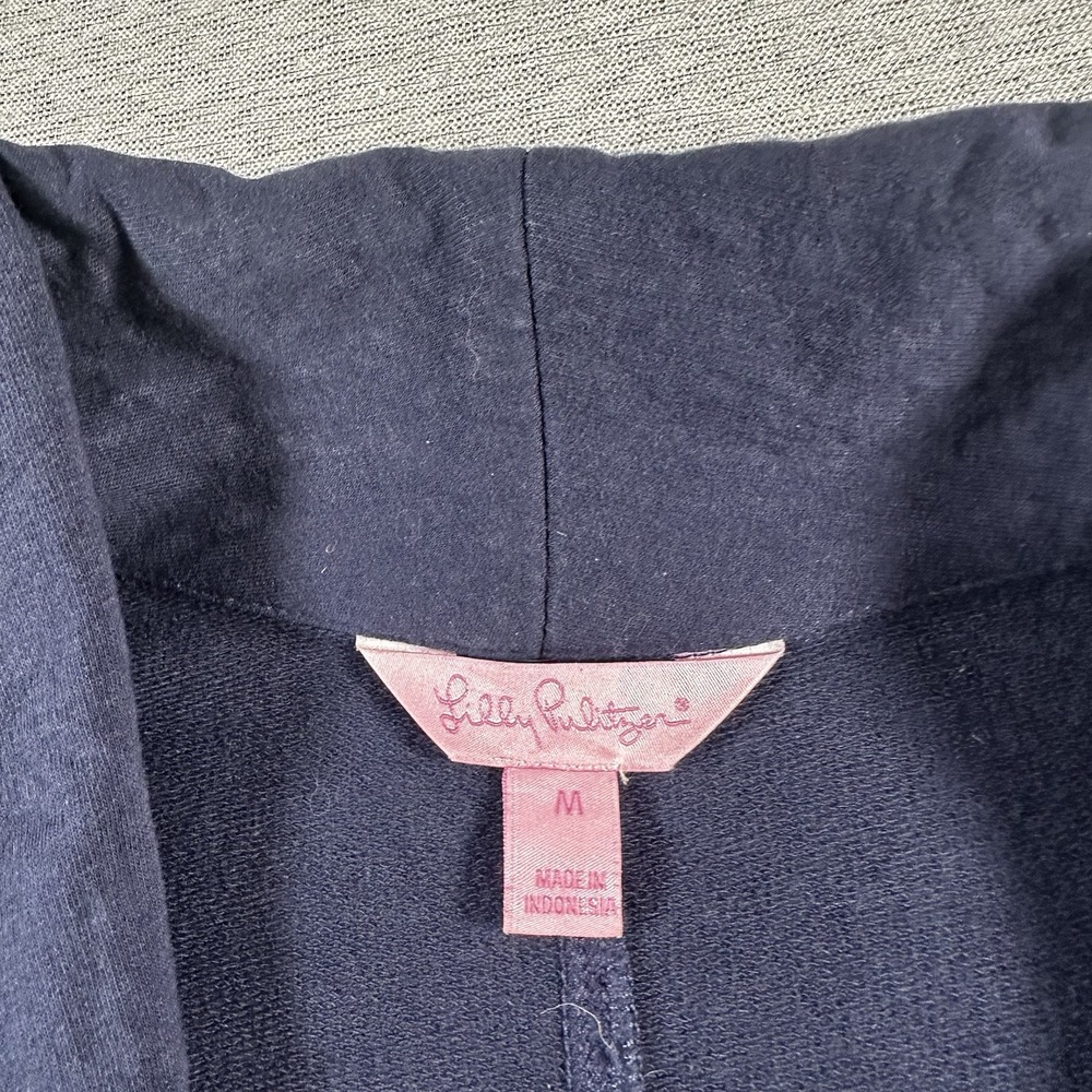 Lilly Pulitzer Navy Mindy Cardigan - Picture 3 of 12
